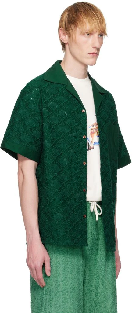 Drôle de Monsieur Green 'La Chemise Brodée Tapisserie' Shirt 2