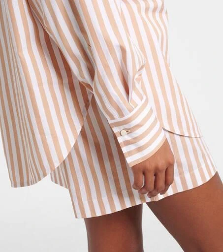 Brunello Cucinelli Striped cotton and silk shirt 5