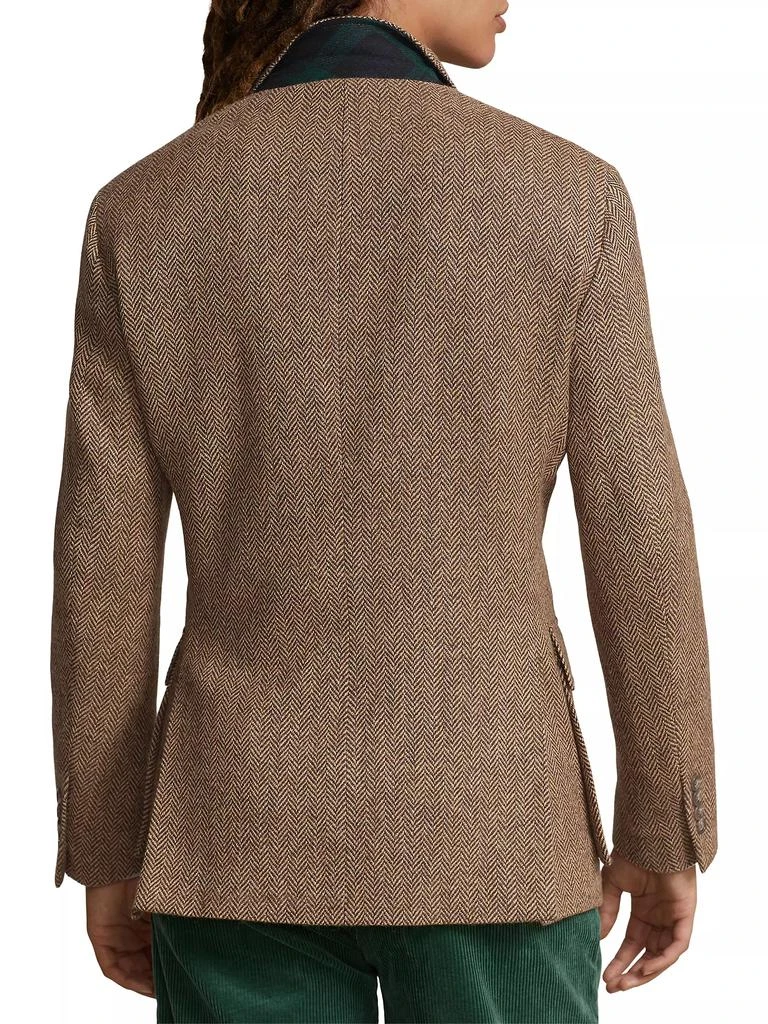 Ralph Lauren RL67 Herringbone Wool Two-Button Sport Coat 4