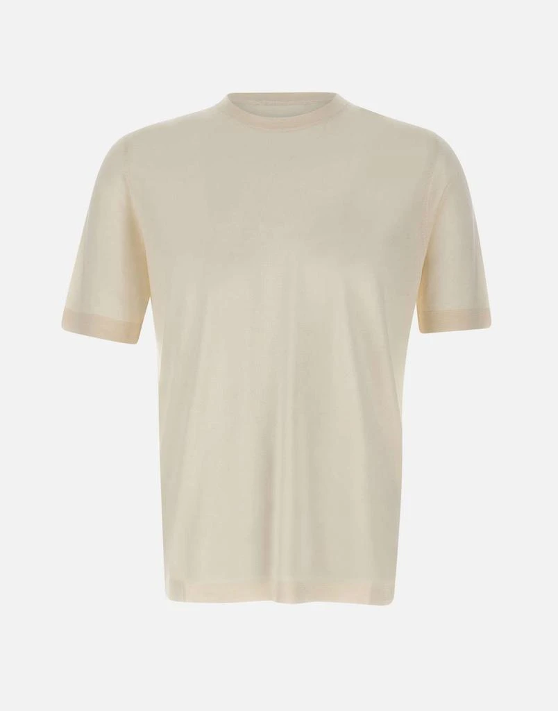 FILIPPO DE LAURENTIIS Wool, silk and cashmere t-shirt 1