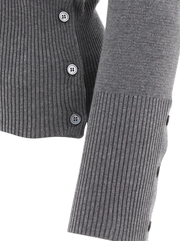 Thom Browne Thom Browne 4-Bar V-Neck Knit Cardigan 4