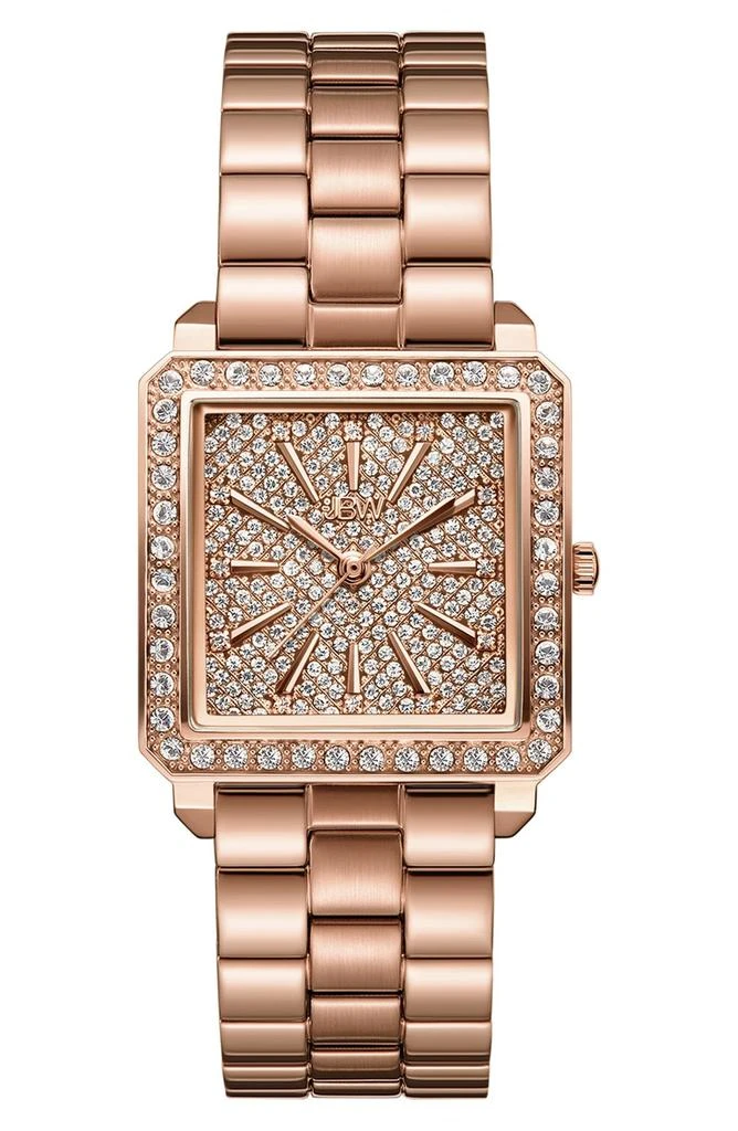 Jbw Cristal 28 Diamond Bracelet Watch & Bracelet Set, 28mm 7