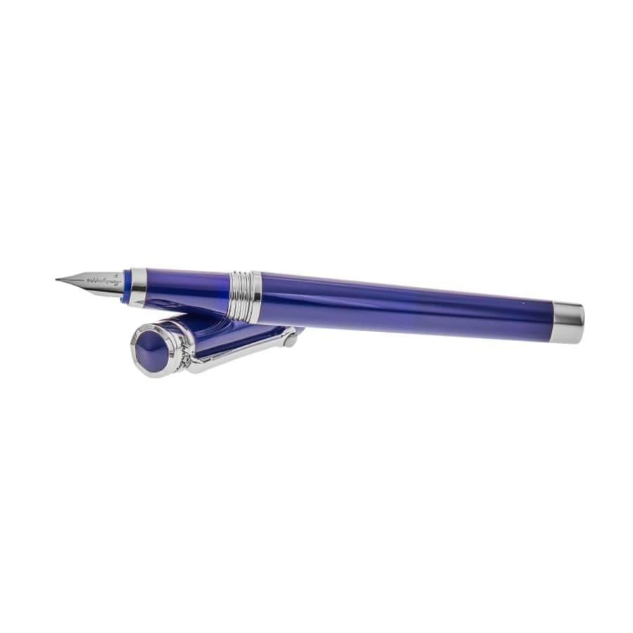 Montegrappa Parola Fine Nib Navy Blue Fountain Pen ISWOT2AD