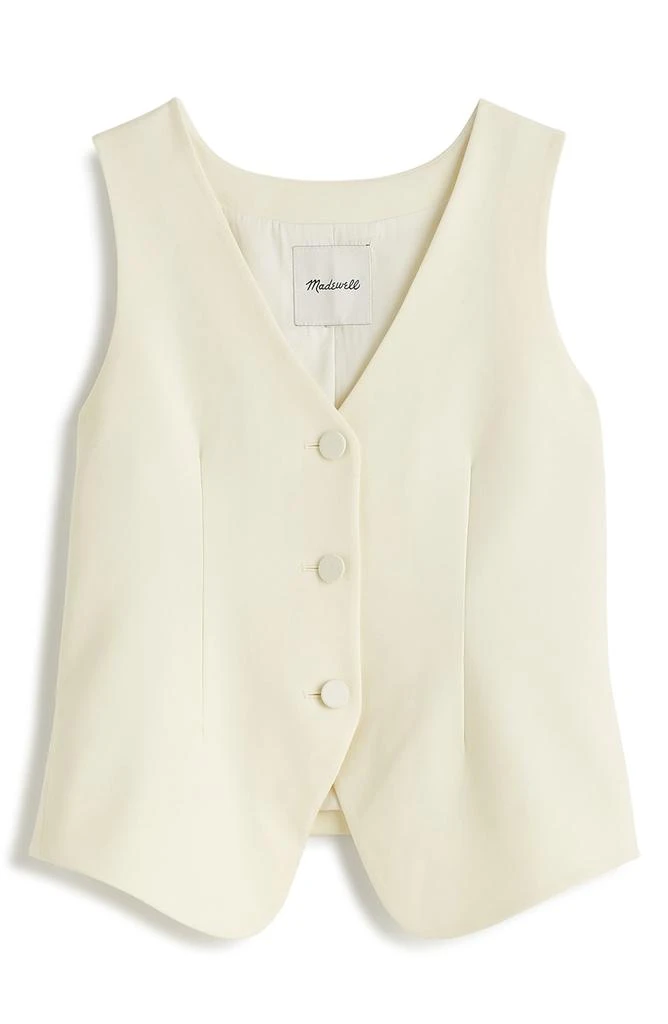 Madewell V-Neck Button Front Vest