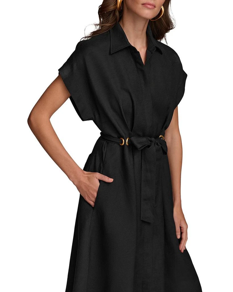Donna Karan Belted Midi Dress 5