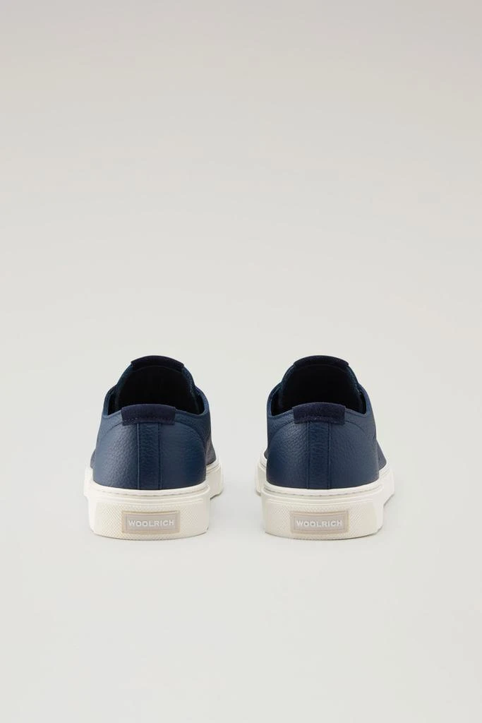 WO-FOOTWEAR Cloud Court Sneakers in Tumbled Leather - Men - Blue 3