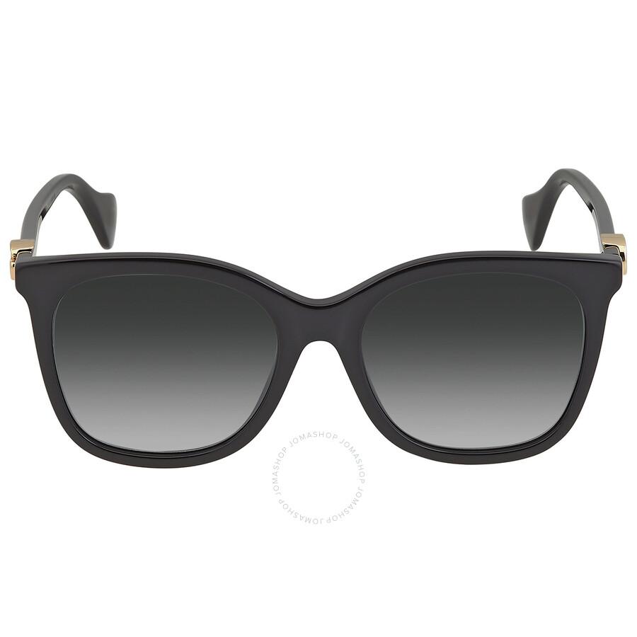 Gucci Grey Butterfly Ladies Sunglasses GG1071S 001 55