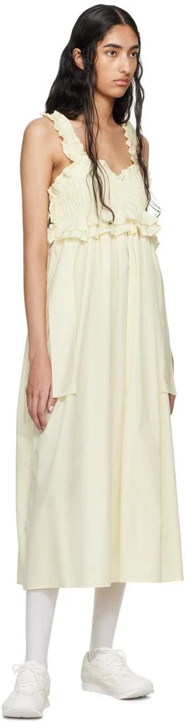 CECILIE BAHNSEN Yellow Giovanna Midi Dress 4