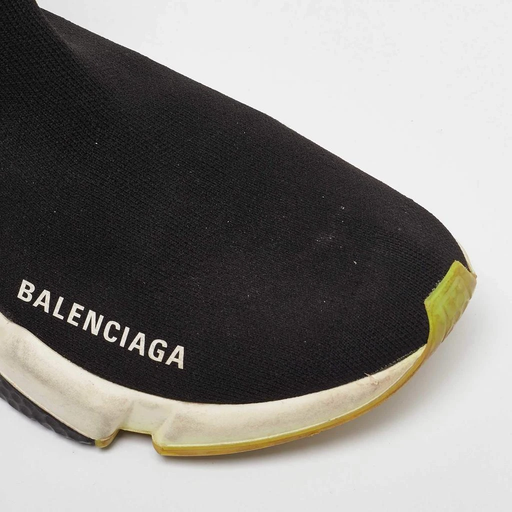 Balenciaga Balenciaga Black Knit Fabric Speed Trainer Slip On High Sneakers Size 36 7