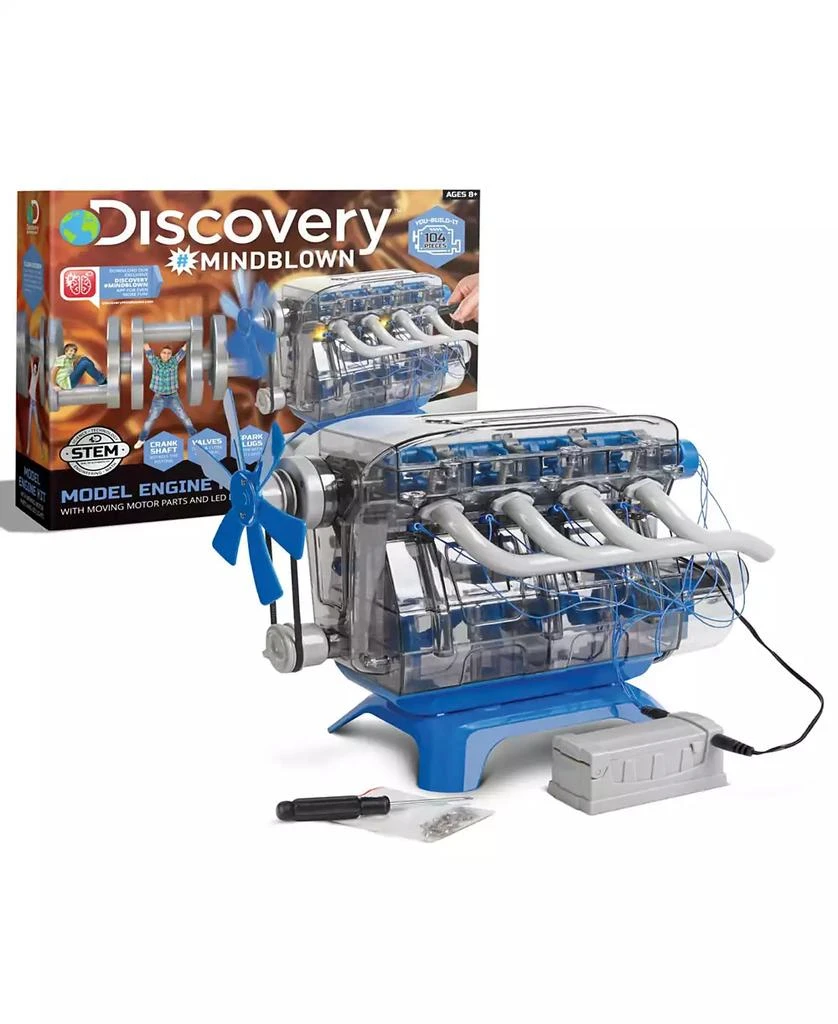 Discovery #MINDBLOWN Model Engine Kit, with Moving Parts and Lights 1