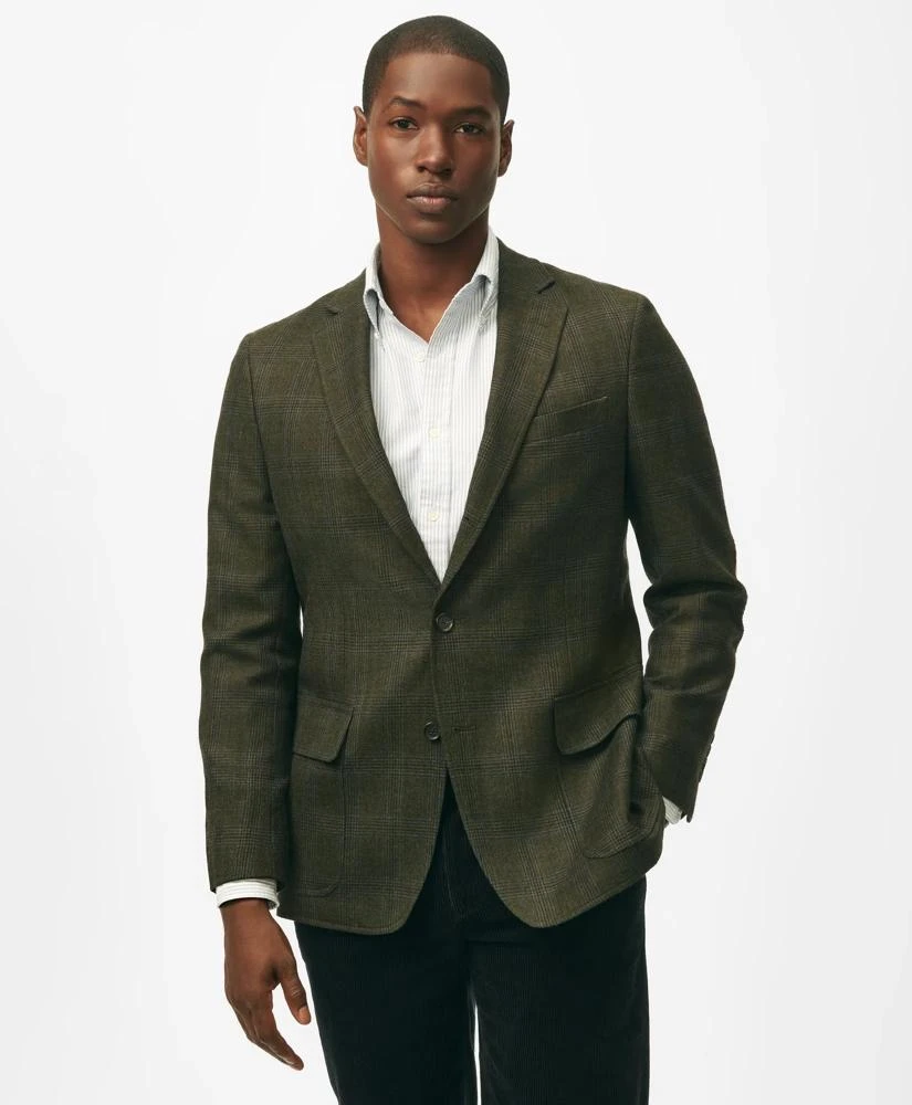 Shop Classic Fit Checked Sport Coat in Wool on Sale at BeyondStyle