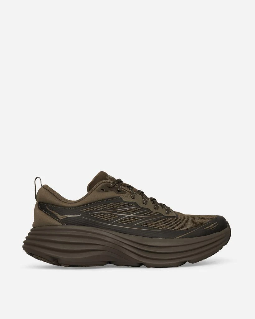 Hoka One One Stealth/Tech Bondi 8 Caged Sneakers Umber / Deep Umber 1