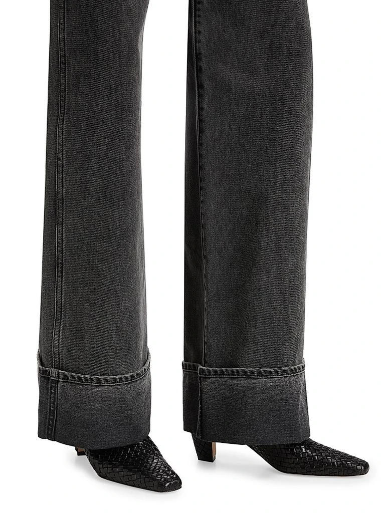 VERONICA BEARD Taylor High-Rise Wide-Leg Jeans 6