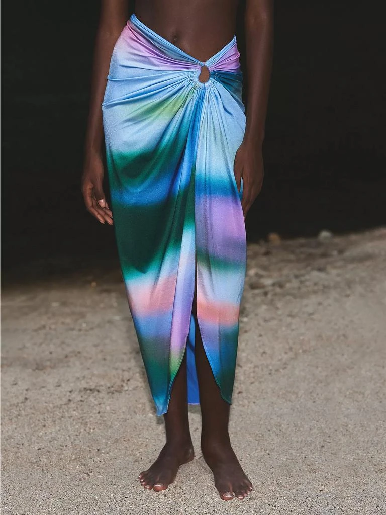 Baobab Isla Tie-Dye Cover-Up Maxi Skirt 7