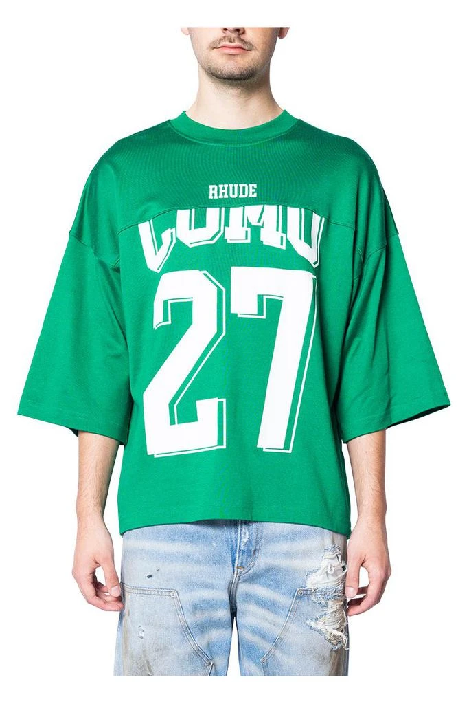 Rhude Rhude Como Logo Print Crewneck T-Shirt 1