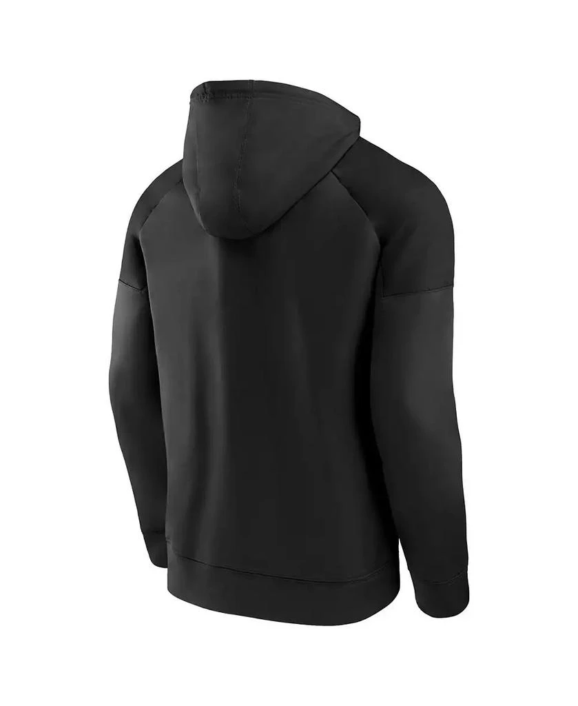 Fanatics Men's St. Louis Blues Black Ice Defender Raglan Pullover Hoodie 3
