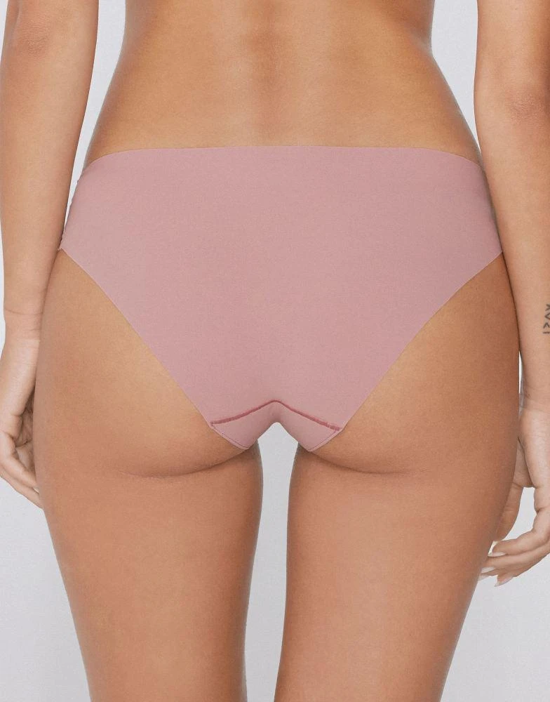 Tezenis Tezenis Laser-cut microfibre knickers in champagne pink 2