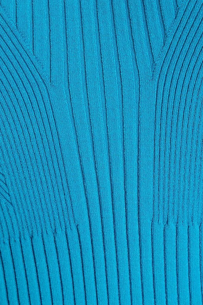 Herve Leger Ribbed-knit mini dress 4