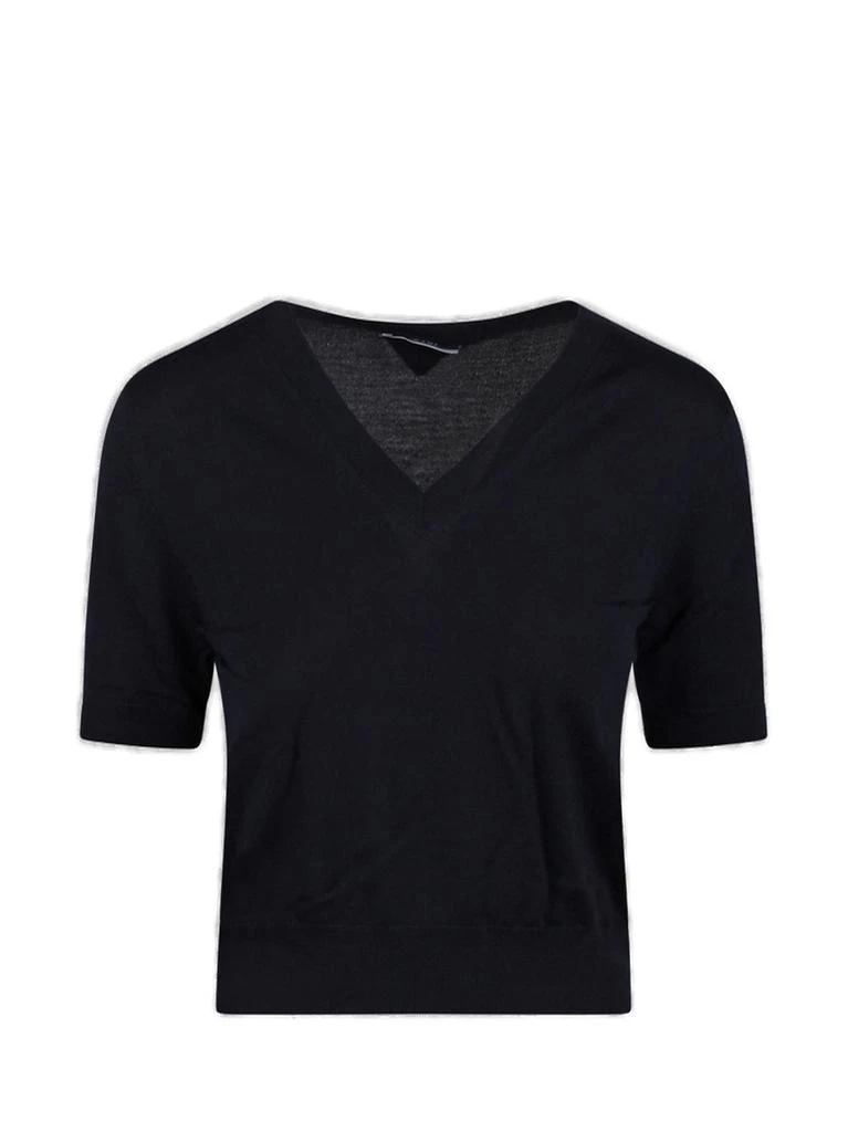 Prada Prada V-Neck Knitted Top 1