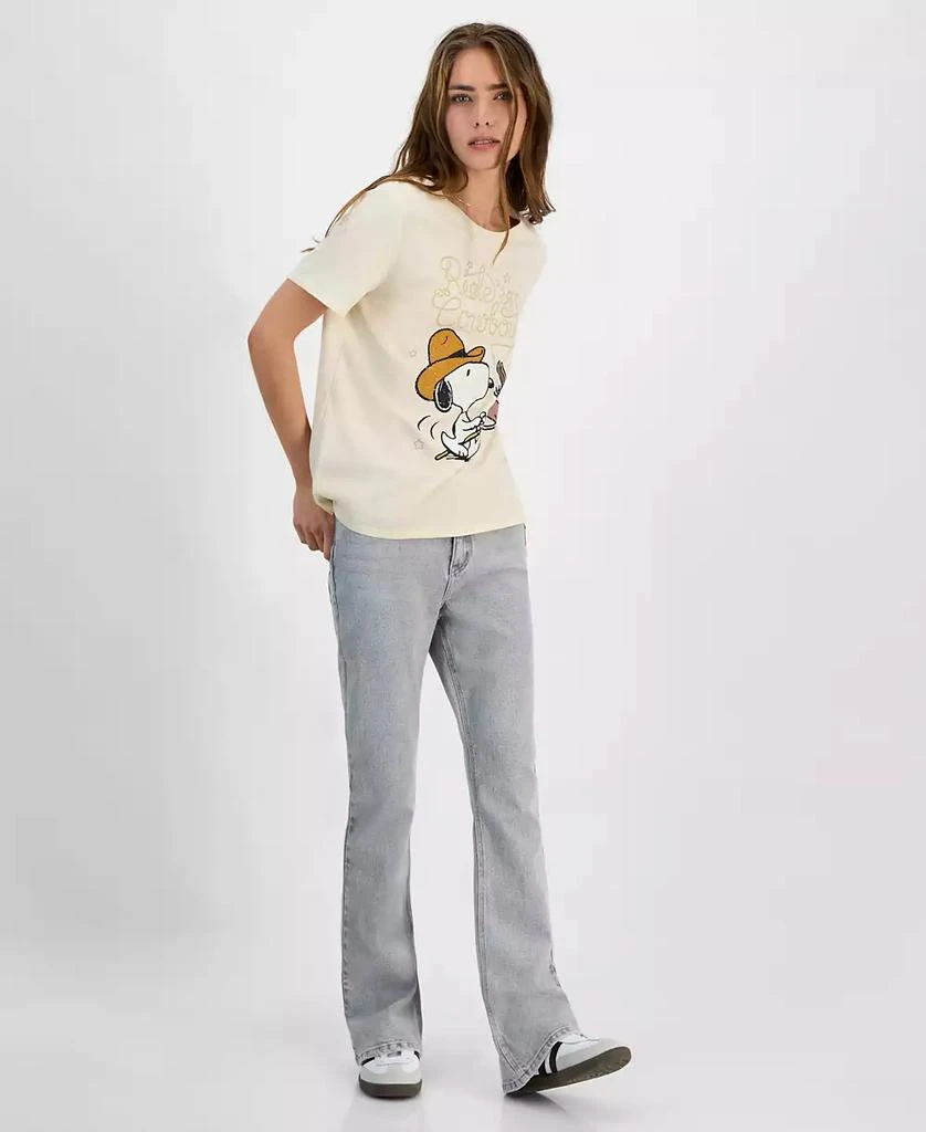Love Tribe Juniors' Snoopy Cowboy Graphic T-Shirt 2