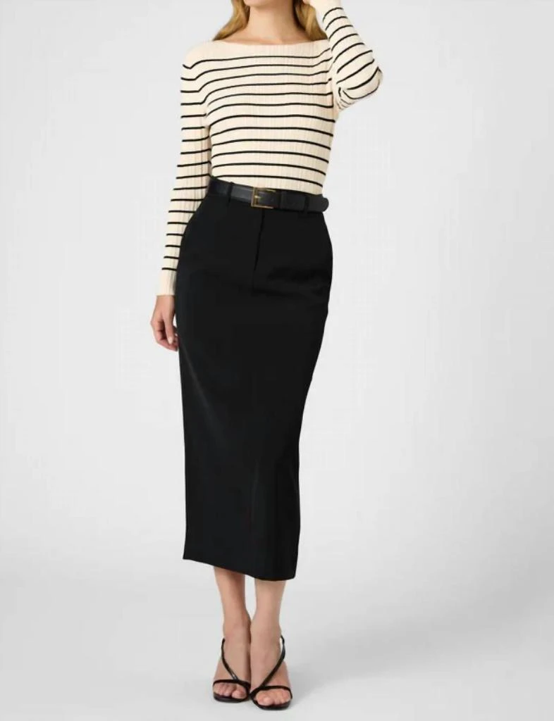 French Connection French Connection - Stripe Crinkle Knit Sweater 5