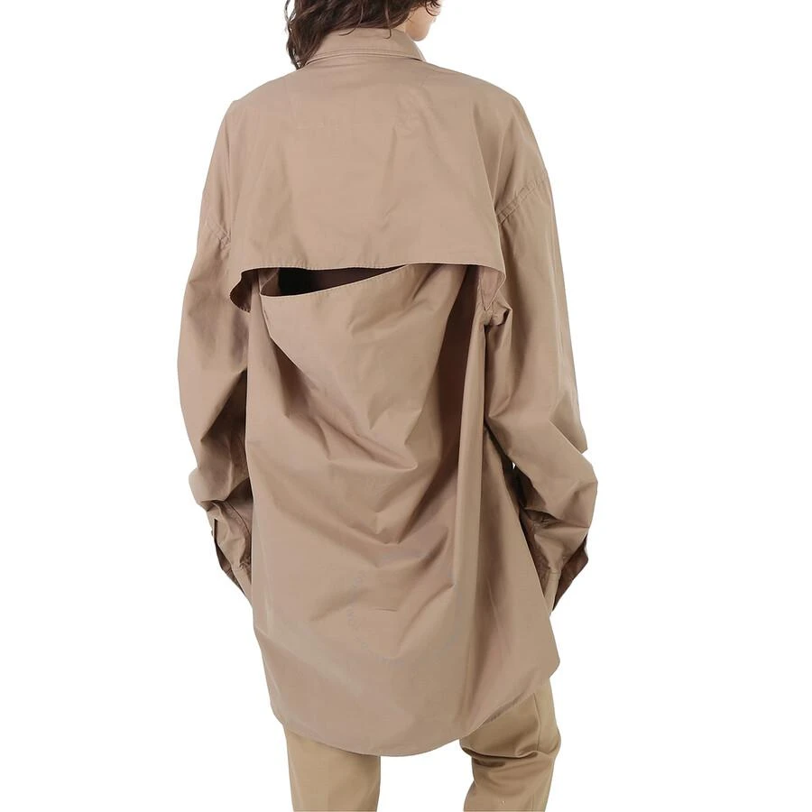 Balenciaga Balenciaga Back Slit Shirt In Sahara Beige, Brand Size 3 (Large) 3