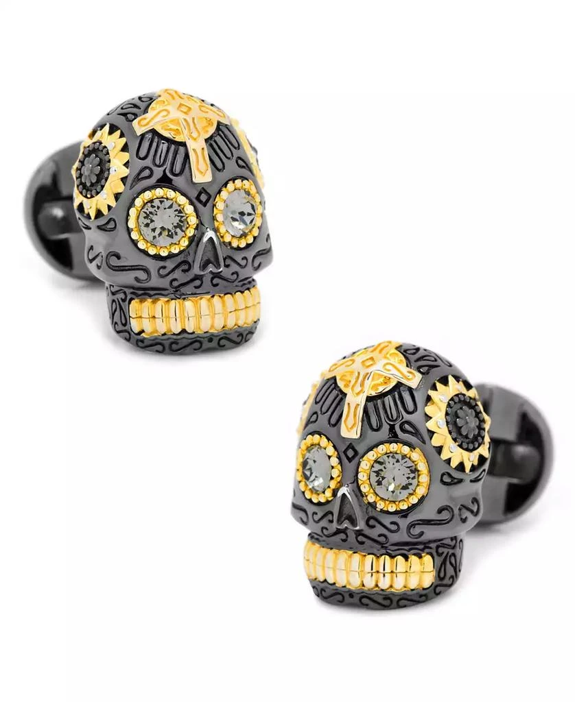 Cufflinks Inc. Vermeil Day of the Dead Skull Cufflinks 1