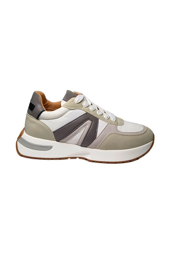 ALEXANDER SMITH Men's Shoes Alexander Smith Hyde Man-White Sand Grey 1