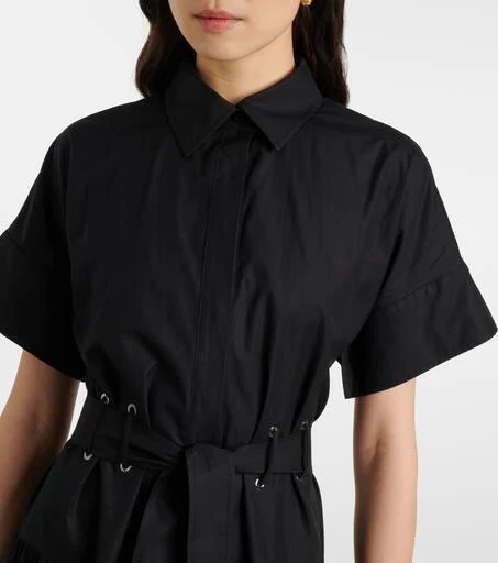 Max Mara Agoraio pleated cotton shirt dress 4