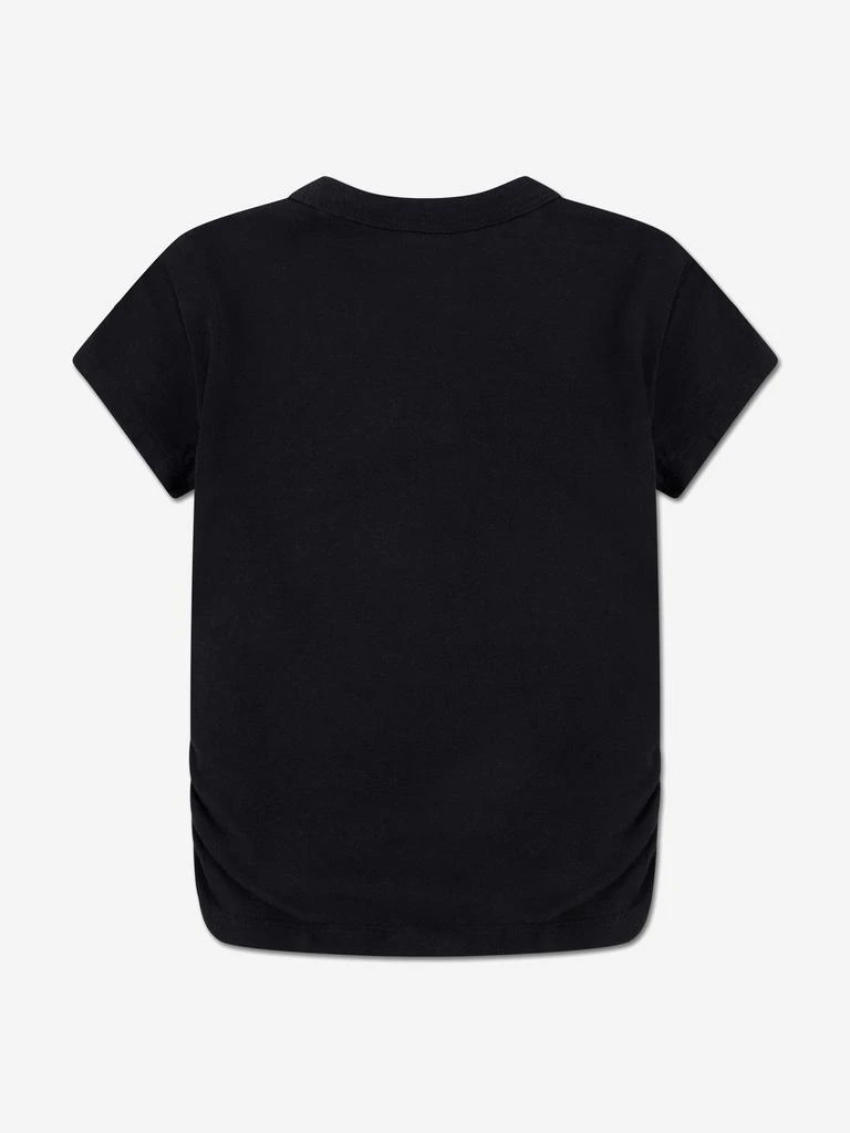 Abercrombie 
Fitch Abercrombie 
Fitch Girls Pearl Bow Ruched T-Shirt in Black 2