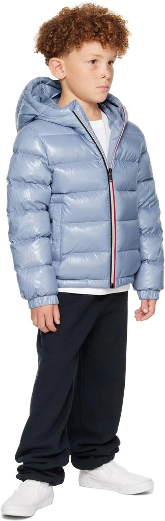 Moncler Big Kids Blue New Aubert Hooded Down Jacket 5