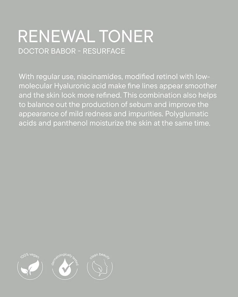 BABOR Renewal Toner, 6.76 oz. 4