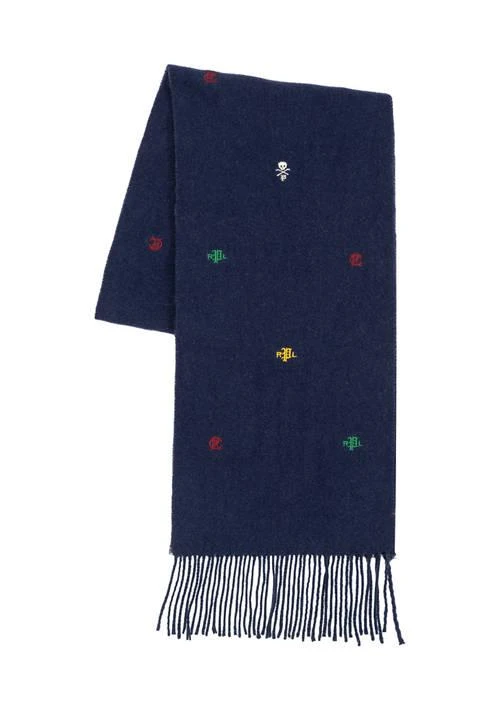 Ralph Lauren Ralph Lauren Embroidered Polo Player Scarf 1