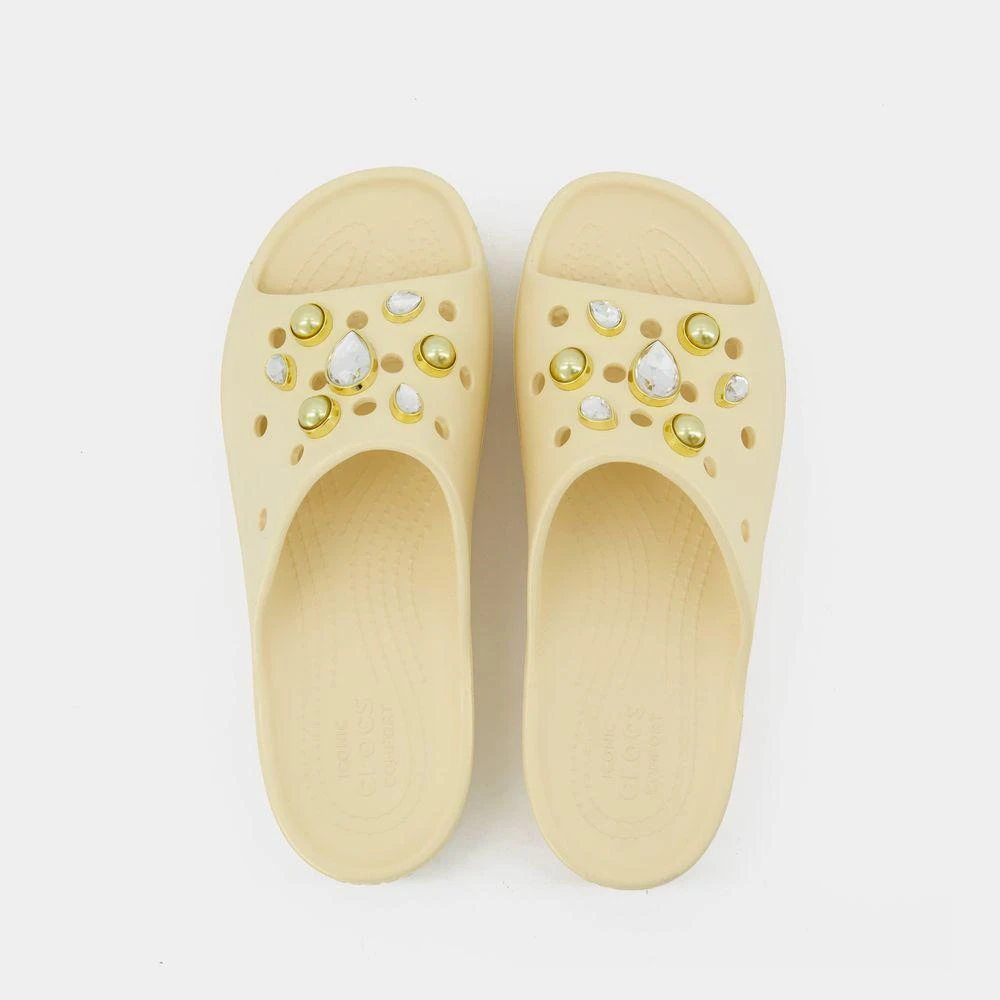 Crocs Crocs Platform Classic Crystals Pearls Mules 4