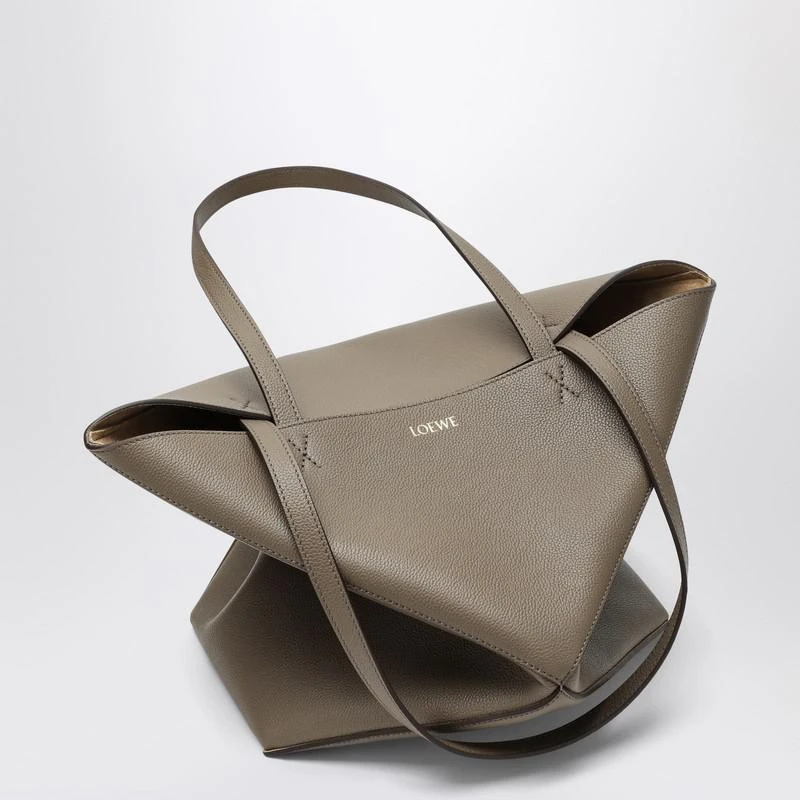 Loewe Medium Puzzle Fold Tote bag in taupe 6