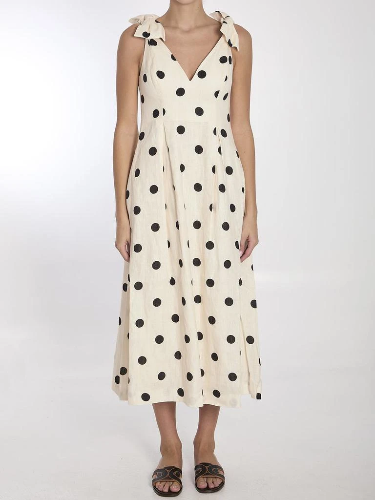 Zimmermann Crush V Neck Midi Dress 1