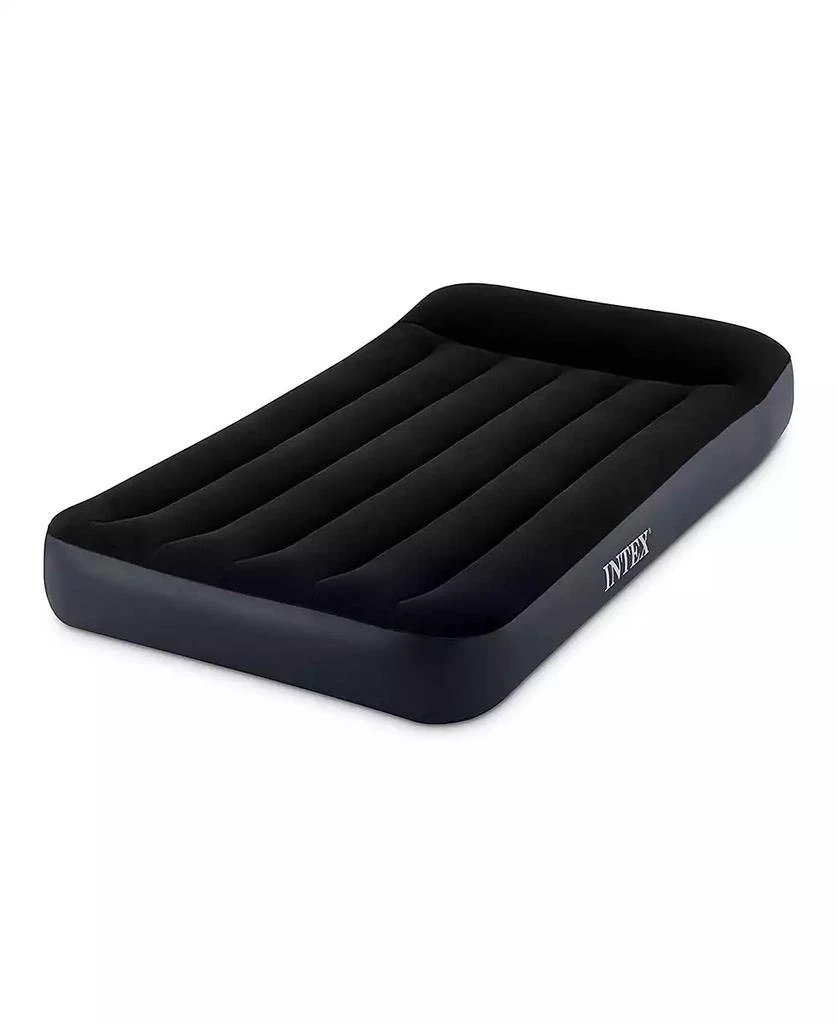 Intex Dura Pillow Rest Classic Blow Up Mattress Air Bed with Built In Pump, Twin 9