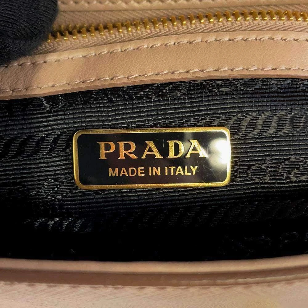 Prada Prada  Saffiano Leather Emblème Shoulder Bag 10