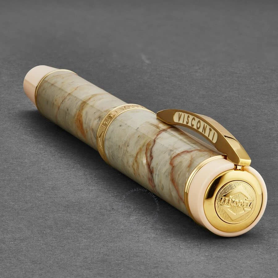 Visconti 685RL00 'Millionaire' Valencia Cream Marble Rollerball Pen 2