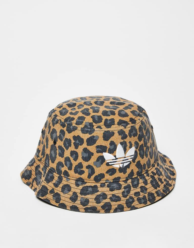 【関税＆送料込み】Prada Bucket Hat Leopard Pattern Prada Leopard Print Leather Bucket Hat | Harrods UK