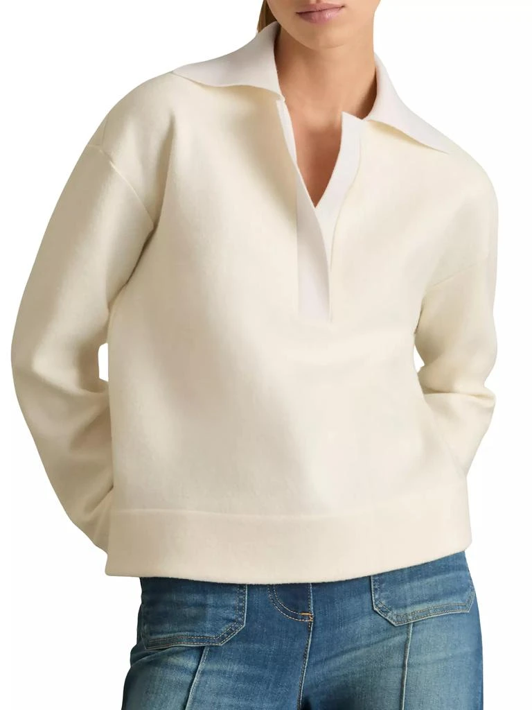 REISS Amy Wool-Blend Polo Sweater 3