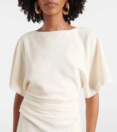 STAUD, Amelie Dress in Ivory, Size XS