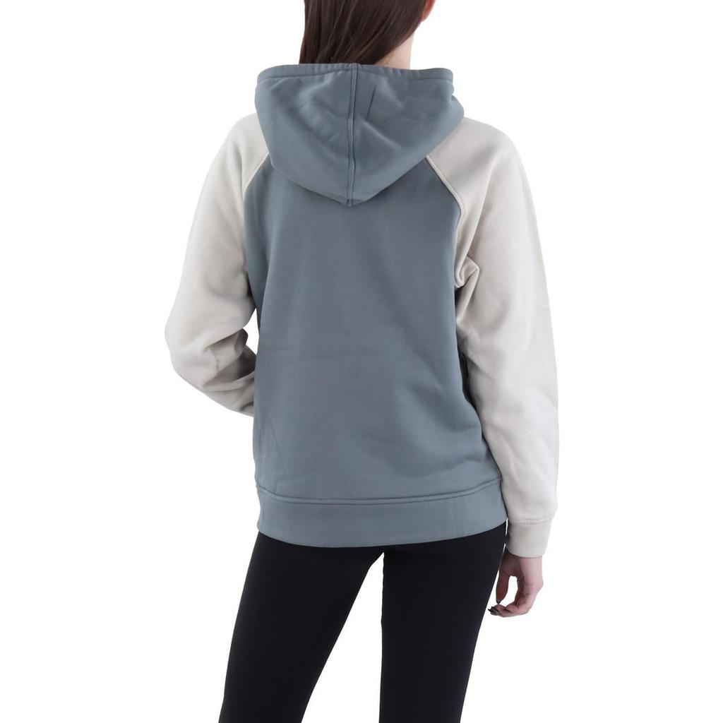 U.S. POLO ASSN. Womens Colorblock Comfy Zip Hoodie