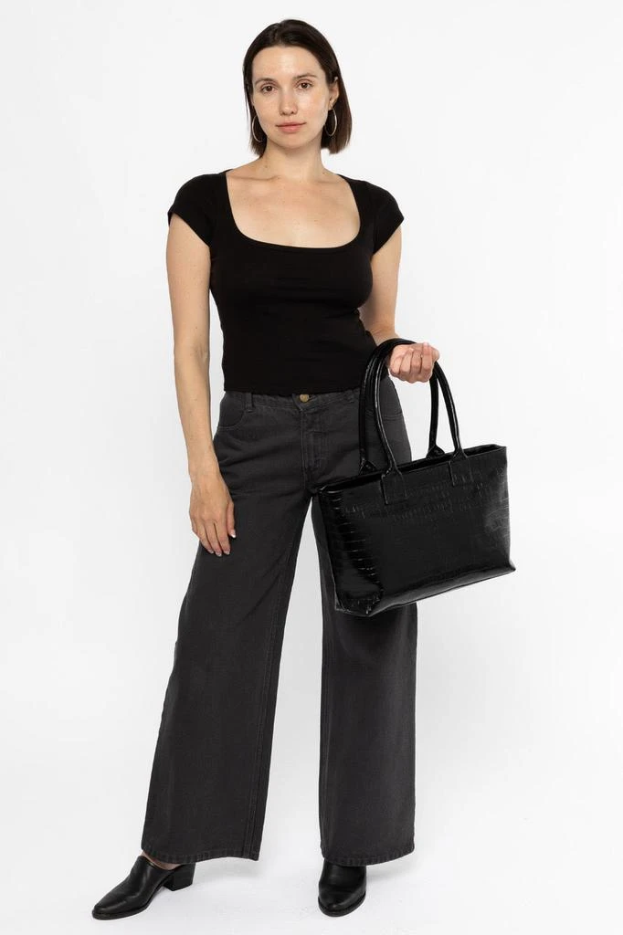 Los Angeles Apparel RLH3493 - Crocodile Weekday Tote Bag 9
