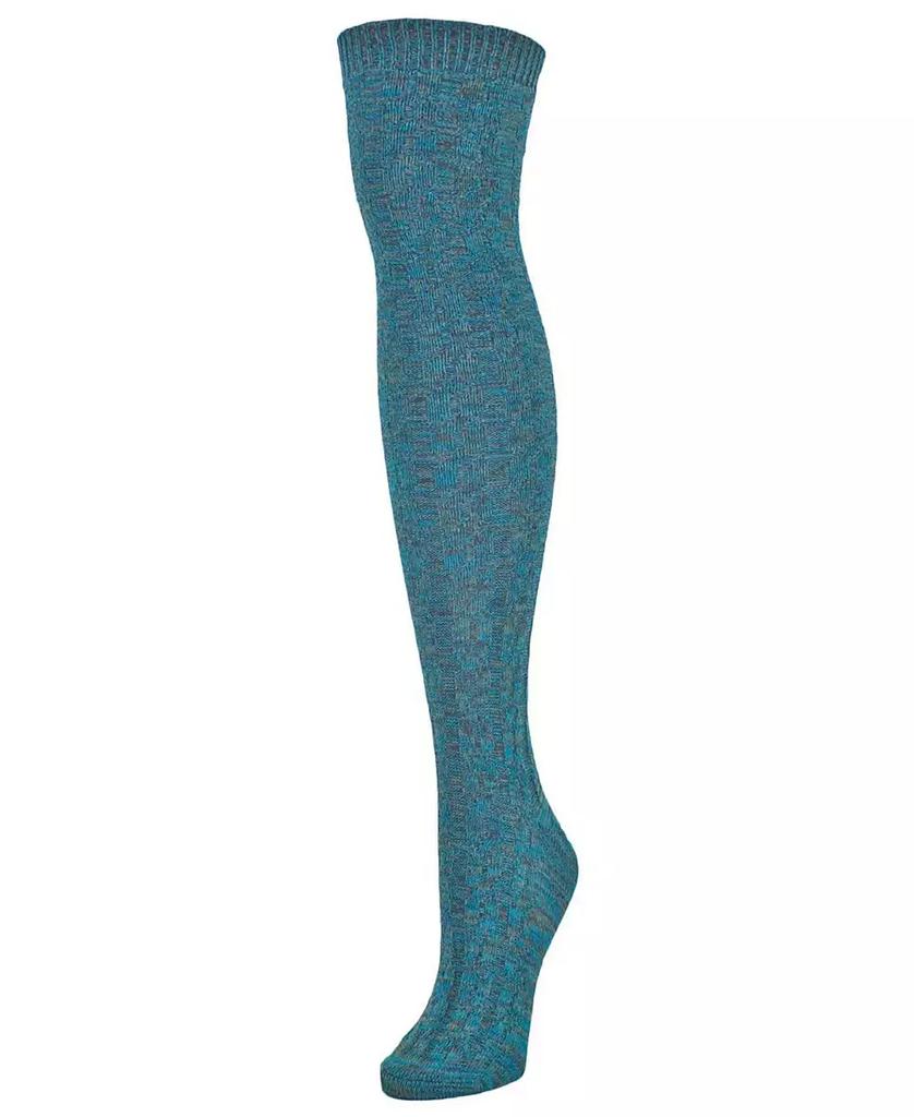Memoi Women's Braid Trails Over The Knee Socks