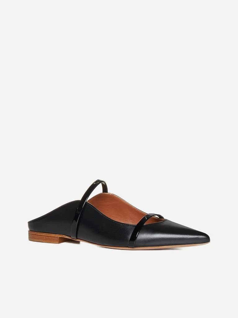 Malone Souliers Maureen Nappa Leather Flat Mules 2
