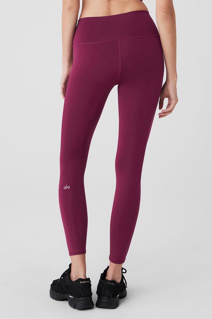 Alo Yoga 7/8 High-Waist Airlift Legging - Wild Berry