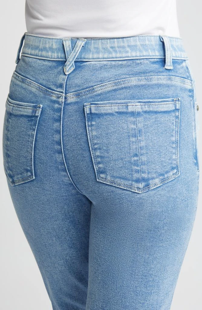 Wit & Wisdom 'Ab'Solution Pieced High Waist Ankle Straight Leg Jeans 4