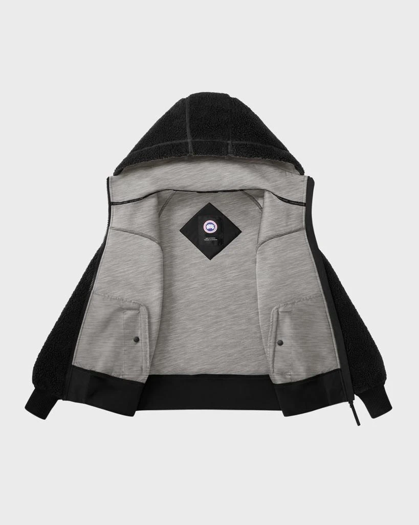 Canada Goose Simcoe Oversized Fleece Hoodie, Black - Outdoor  