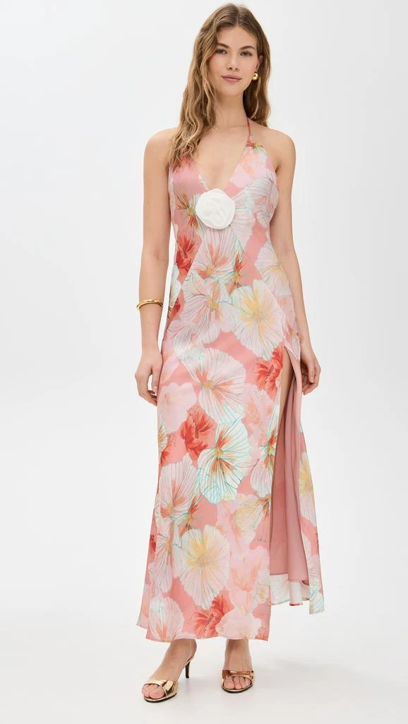 Bardot Aradia Printed Halter Dress 6